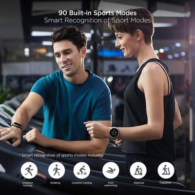 Huami Amazfit GTR 2e Always-on Display, blood oxygen SpO2 & Stress Monitor, Built-in GPS