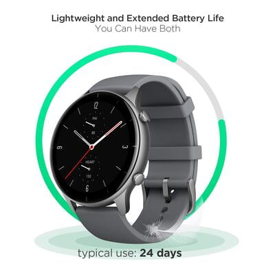 Huami Amazfit GTR 2e Always-on Display, blood oxygen SpO2 & Stress Monitor, Built-in GPS Huami Amazfit GTR 2e Always-on Display, blood oxygen SpO2 & Stress Monitor, Built-in GPS
