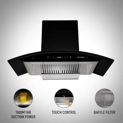 Faber Hood Primus Plus Energy TC HC BK-N Auto Clean (Touch & Gesture Control 1500 CMH) Faber Hood Primus Plus Energy TC HC BK-N Auto Clean (Touch & Gesture Control 1500 CMH)