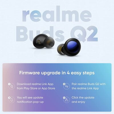 REALME BUDS Q 2 BLACK TWS EARPHONE REALME BUDS Q 2 BLACK TWS EARPHONE