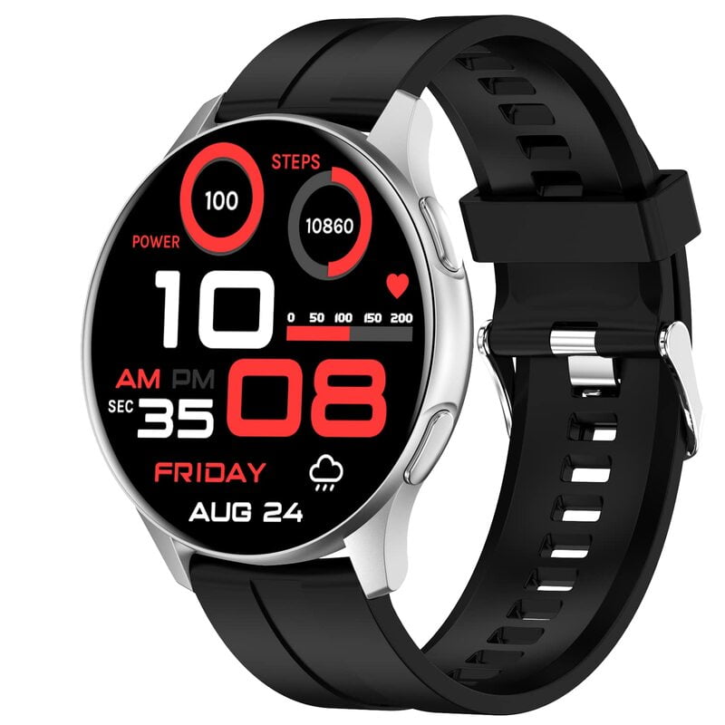 Fire-Boltt INVINCIBLE 1.39" AMOLED 454x454 Bluetooth Calling Smartwatch ALWAYS ON, 100 Sports Modes, 100 Inbuilt Watch Faces & 8GB, Play Music Without Phone on TWS, Spo2 & Heart Tracking Fire-Boltt INVINCIBLE 1.39" AMOLED 454x454 Bluetooth Calling Smartwatch ALWAYS ON, 100 Sports Modes, 100 Inbuilt Watch Faces & 8GB, Play Music Without Phone on TWS, Spo2 & Heart Tracking