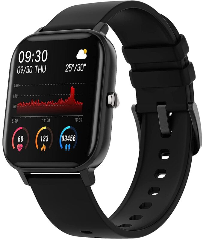 Fire-Boltt SpO2 Full Touch 1.4 inch Smart Watch 400 Nits Peak Brightness Metal Body 8 Days Battery Life with 24*7 Heart Rate monitoring IPX7 with Blood Oxygen, Fitness, Sports & Sleep Tracking