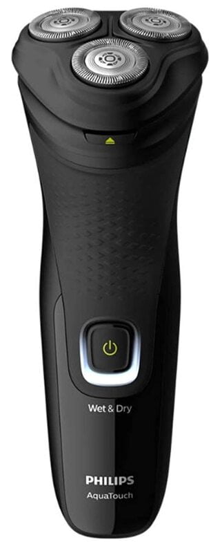 PHILIPS S1223/45, Wet or Dry Comfort Cut blades 3-Directional Flex Heads One-touch Open Pop-up Electric Shaver, Black PHILIPS S1223/45, Wet or Dry Comfort Cut blades 3-Directional Flex Heads One-touch Open Pop-up Electric Shaver, Black