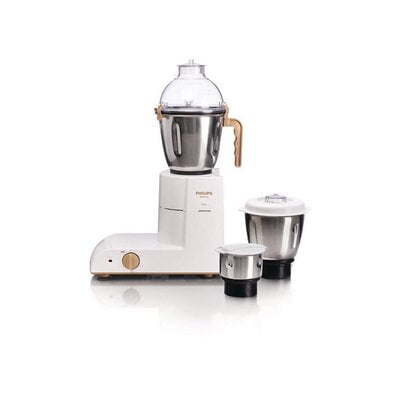 Philips HL1618 550-Watt 3 Jar Mixer Grinder (White and Brown) Philips HL1618 550-Watt 3 Jar Mixer Grinder (White and Brown)