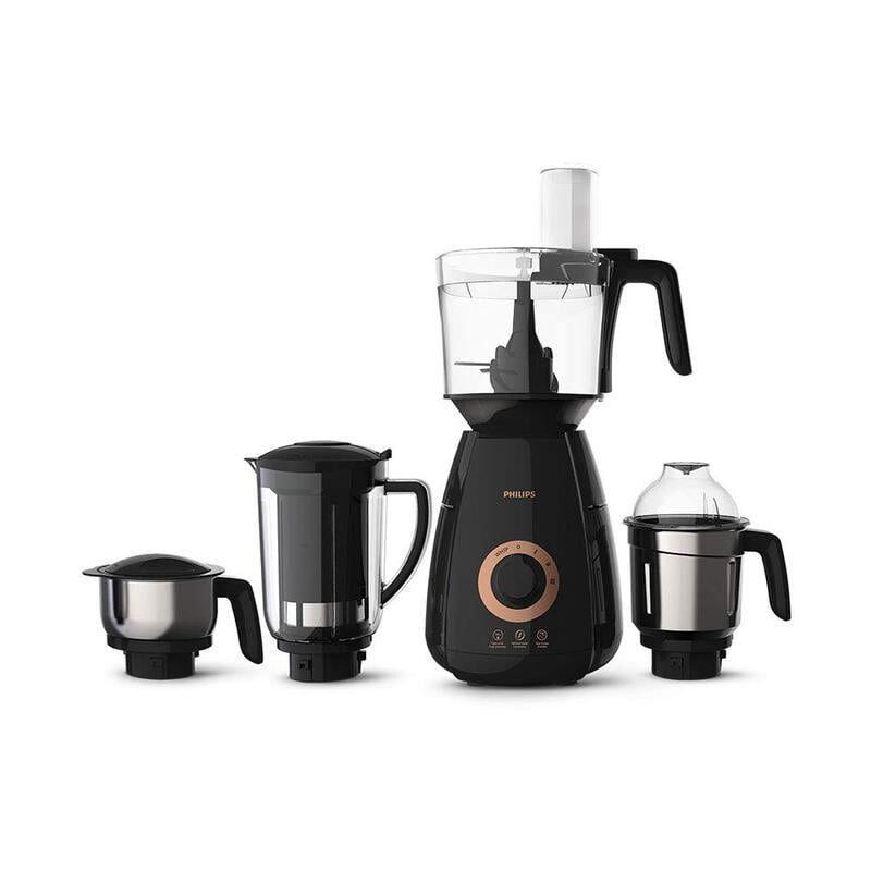 PHILIPS HL7707/00 750W Mixer Grinder with 4 Jars, Black PHILIPS HL7707/00 750W Mixer Grinder with 4 Jars, Black