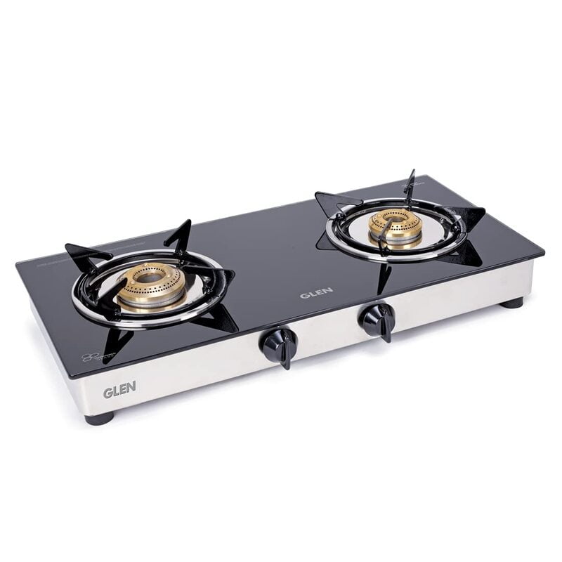 Glen 2 Burner Gas Stove 1020 GT Brass Burner Glen 2 Burner Gas Stove 1020 GT Brass Burner