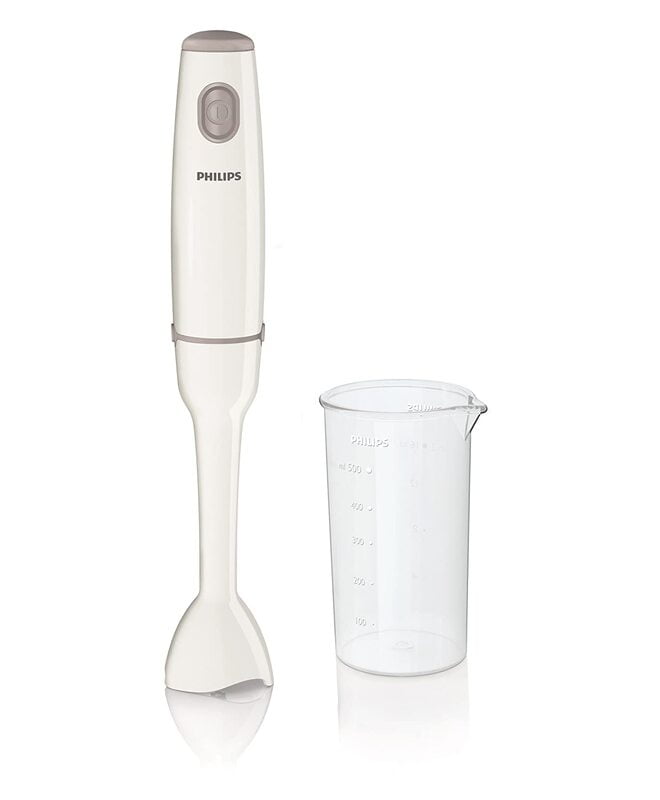 PHILIPS Daily Collection HR1600/00 550-Watt Hand Blender, White PHILIPS Daily Collection HR1600/00 550-Watt Hand Blender, White