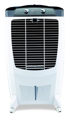 Bajaj DMH67 67L Desert Air Cooler with Antibacterial Honeycomb Pads, Turbo Fan Technology, Powerful Air Throw and 3-Speed Control, White