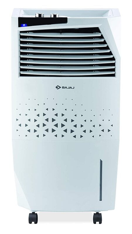Bajaj TMH36 SKIVE Tower air cooler, 36 L, with anti bacterial technology, 25 FEET POWERFUL AIR THROW, white Bajaj TMH36 SKIVE Tower air cooler, 36 L, with anti bacterial technology, 25 FEET POWERFUL AIR THROW, white
