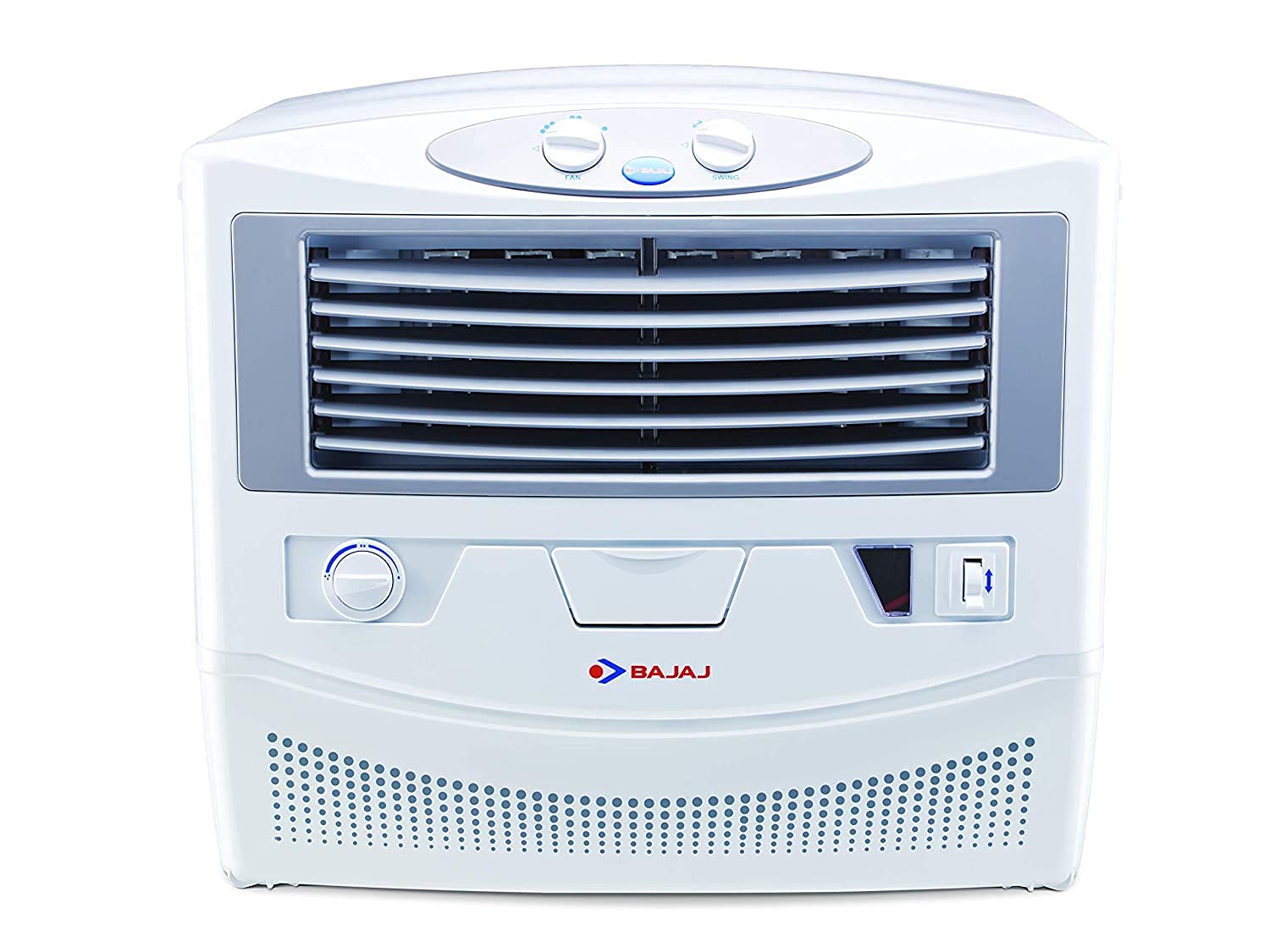 Bajaj MD 2020 54L Window Air Cooler with Typhoon Blower Technology, Powerful Air Throw and 3-Speed Control, White Bajaj MD 2020 54L Window Air Cooler with Typhoon Blower Technology, Powerful Air Throw and 3-Speed Control, White