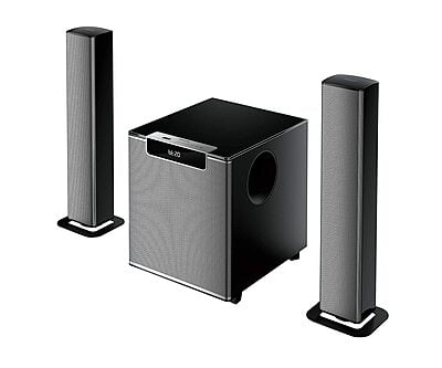 Philips Audio MMS2220B 2.1 Speaker 120W Bluetooth Convertible Multimedia Sound bar/Speaker