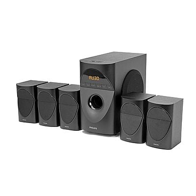 PHILIPS SPA5190B/94 Bluetooth Home Theatre  (Black, 5.1 Channel)
