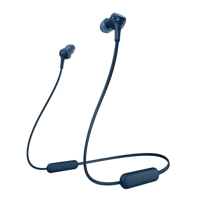 Sony WI-XB400 Wireless Extra Bass in-Ear Headphones with 15 hrs Battery, Quick Charge, Magnetic Earbuds, Tangle Free Cord, BT Ver 5.0, Work from home,Bluetooth Headset with Mic for Phone Calls (Black)