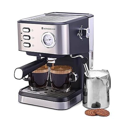 Wonderchef Regenta Espresso Coffee Machine, 19-bar Wonderchef Regenta Espresso Coffee Machine, 19-bar