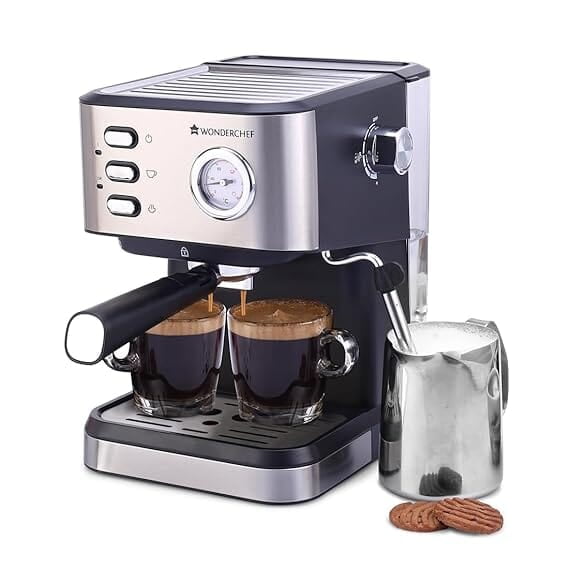 Wonderchef Regenta Espresso Coffee Machine, 19-bar Wonderchef Regenta Espresso Coffee Machine, 19-bar