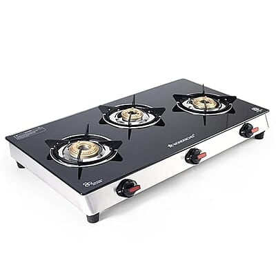 Wonderchef Galaxy Cooktop 3 burner Auto SS