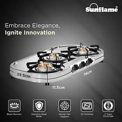 Sunflame cooktop 3B optra Sunflame cooktop 3B optra