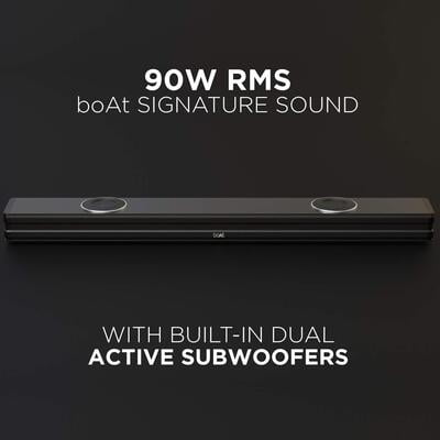 Boat Avante Bar 1198 Premium Black 90 Watt 2.2 Channel Wired and Wireless Soundbar Boat Avante Bar 1198 Premium Black 90 Watt 2.2 Channel Wired and Wireless Soundbar