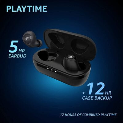 JBL Tws Bluetooth Earbuds C105 Black JBL Tws Bluetooth Earbuds C105 Black