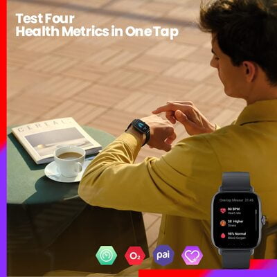Amazfit GTS 3 Smart Watch with Heart Rate, SpO2, Sleep, Stress, Female Cycle Monitoring, Sports Watch with 150+ Sports Modes, GPS, 5 ATM Waterproof, Alexa Built-in (Graphite Black) Amazfit GTS 3 Smart Watch with Heart Rate, SpO2, Sleep, Stress, Female Cycle Monitoring, Sports Watch with 150+ Sports Modes, GPS, 5 ATM Waterproof, Alexa Built-in (Graphite Black)