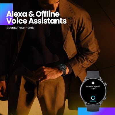 Amazfit GTR 3 Pro Smart Watch with Alexa, GPS, WiFi, 12-Day Battery Life, Fitness Tracker 150 Sports Modes, 1.45”AMOLED Display, Blood Oxygen Heart Rate Tracking, Waterproof Amazfit GTR 3 Pro Smart Watch with Alexa, GPS, WiFi, 12-Day Battery Life, Fitness Tracker 150 Sports Modes, 1.45”AMOLED Display, Blood Oxygen Heart Rate Tracking, Waterproof