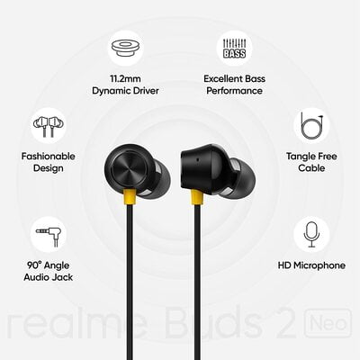 Realme Buds 2 Neo Wired in Ear Earphones with Mic Realme Buds 2 Neo Wired in Ear Earphones with Mic