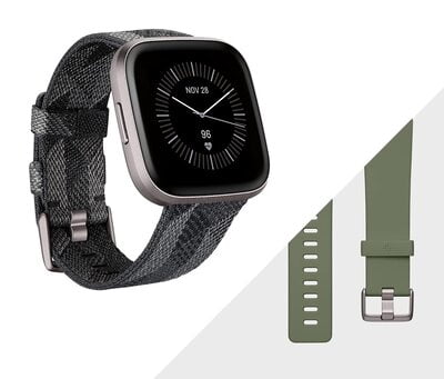 Fitbit FB507BKBK Versa 2 Health & Fitness Smartwatch-Bordeaux Fitbit FB507BKBK Versa 2 Health & Fitness Smartwatch-Bordeaux