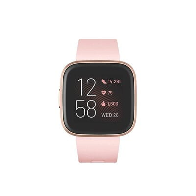 Fitbit FB507BKBK Versa 2 Health & Fitness Smartwatch-Bordeaux