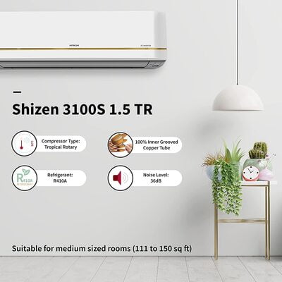 HITACHI SPLIT AC 1.5TON INVERTER 3 STAR RSQG318HEEA HITACHI SPLIT AC 1.5TON INVERTER 3 STAR RSQG318HEEA