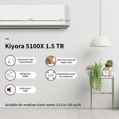 HITACHI SPLIT AC 1.5TON INVERTER 5STAR RSRG518HEEA HITACHI SPLIT AC 1.5TON INVERTER 5STAR RSRG518HEEA