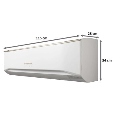 O General CETA 2.5 Ton 5 Star Inverter Split AC (Copper Condenser, ASGG30CETAB, White) O General CETA 2.5 Ton 5 Star Inverter Split AC (Copper Condenser, ASGG30CETAB, White)