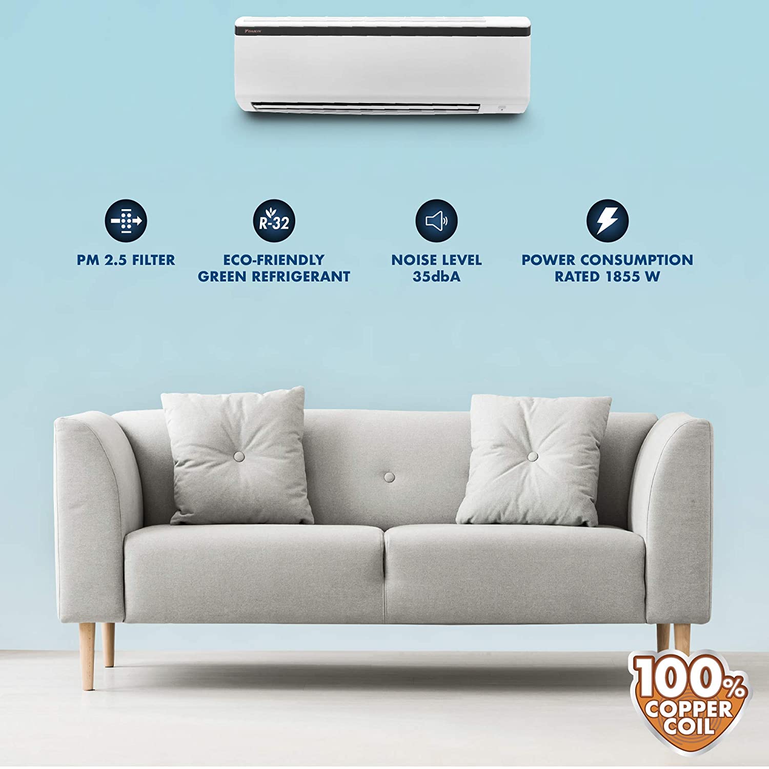 DAIKIN HIGHWALL AC FTQ60TV16U2B DAIKIN HIGHWALL AC FTQ60TV16U2B