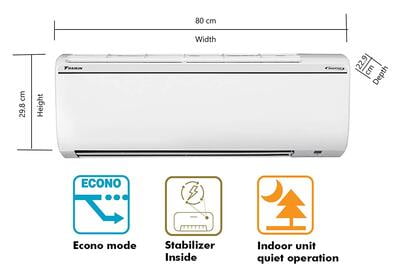 Daikin 1 Ton 5 Star Inverter Split AC (Copper FTKM35TV White) Daikin 1 Ton 5 Star Inverter Split AC (Copper FTKM35TV White)
