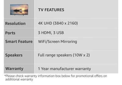 Sony Bravia 108 cm (43 Inches) 4K UHD LED Smart TV KD-43X7002E (Black) Sony Bravia 108 cm (43 Inches) 4K UHD LED Smart TV KD-43X7002E (Black)