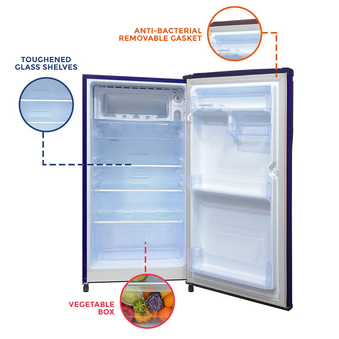 GEM Refrigerator 92Ltr GRDN-120HSTP GEM Refrigerator 92Ltr GRDN-120HSTP