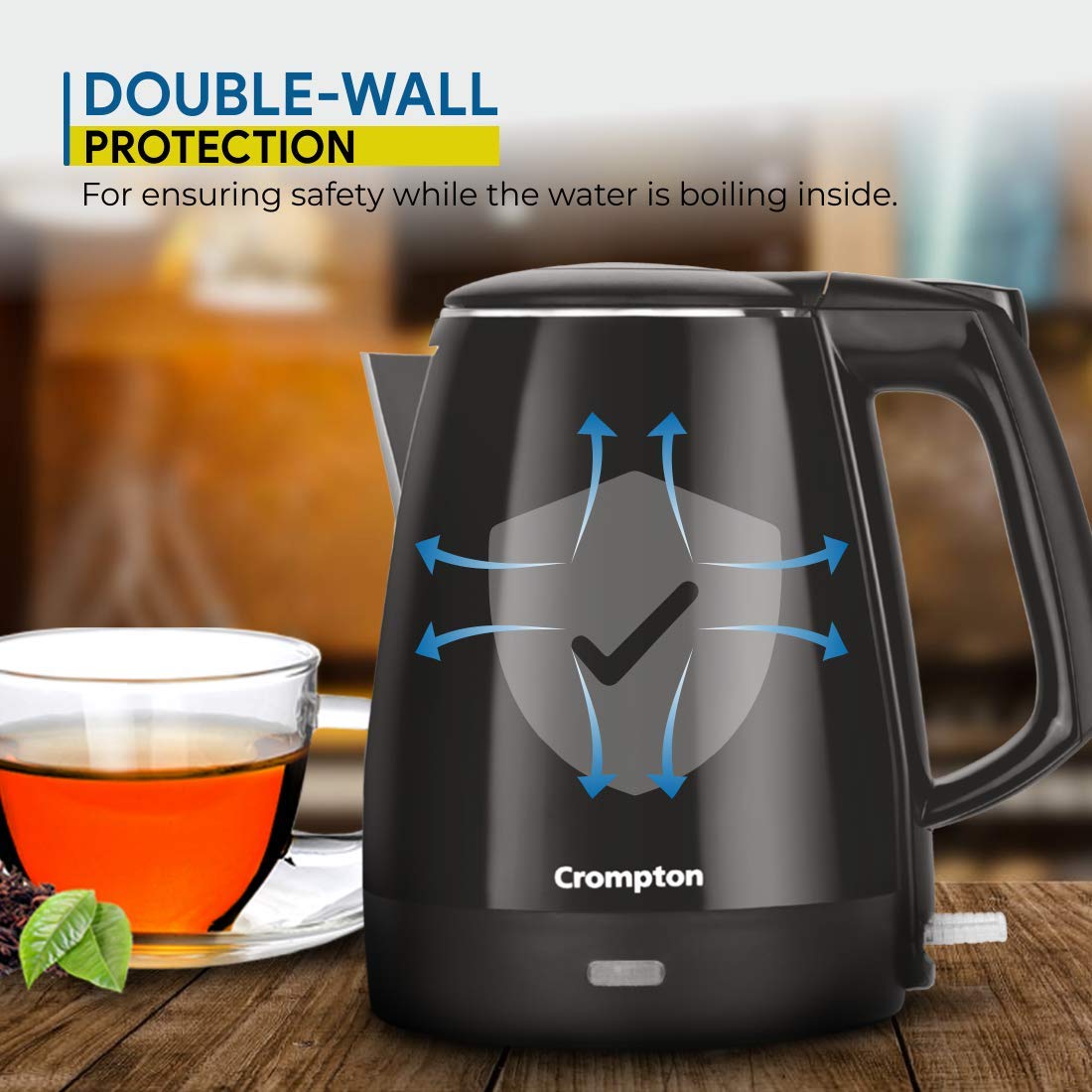 CROMPTON ACGEK-INSTAHOT1.5 1500W, ELECTRIC KETTLE CROMPTON ACGEK-INSTAHOT1.5 1500W, ELECTRIC KETTLE