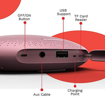 Corseca MuDisc DMS2380 5Watt Wireless Bluetooth Portable Speaker Corseca MuDisc DMS2380 5Watt Wireless Bluetooth Portable Speaker