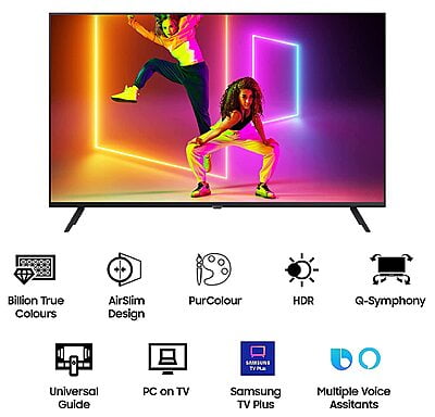 SAMSUNG Crystal 4K Pro108 cm (43 inch) Ultra HD(4K) LED Smart TV with Voice Search