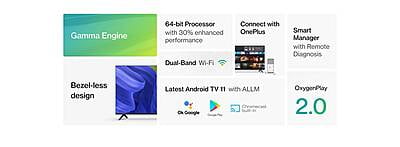 OnePlus Y1S Edge 80 cm (32 inch) HD Ready LED Smart Android TV with Alexa Compatibility OnePlus Y1S Edge 80 cm (32 inch) HD Ready LED Smart Android TV with Alexa Compatibility