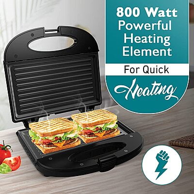 Crompton Instaservgrl800W 2 Slice Sandwich Grill Crompton Instaservgrl800W 2 Slice Sandwich Grill