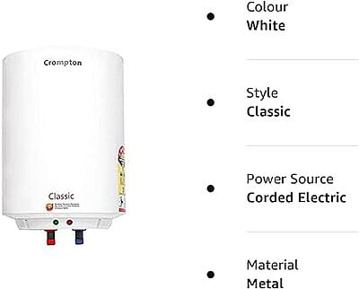 Crompton classic storage water geyser 4S-4010 Crompton classic storage water geyser 4S-4010