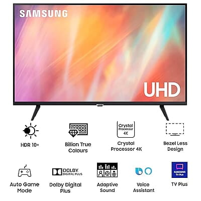 Samsung Led 108cm (43") AU7600KXXL Crystal 4K UHD Smart TV Samsung Led 108cm (43") AU7600KXXL Crystal 4K UHD Smart TV