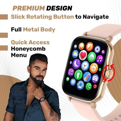 Fire-Boltt Beast SpO2 1.69” Industry’s Largest Display Size Full Touch Smart Watch with Blood Oxygen Monitoring, Heart Rate Monitor, Multiple Watch Faces & Long Battery Life Fire-Boltt Beast SpO2 1.69” Industry’s Largest Display Size Full Touch Smart Watch with Blood Oxygen Monitoring, Heart Rate Monitor, Multiple Watch Faces & Long Battery Life