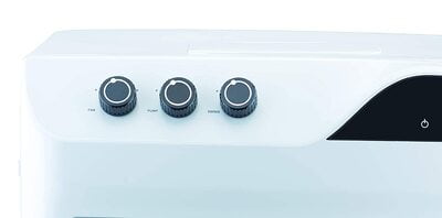 Bajaj DMH 65 Neo 65L Desert Air Cooler with Antibacterial Honeycomb Pads, Turbo Fan Technology, Powerful Air Throw and 3-Speed Control, White Bajaj DMH 65 Neo 65L Desert Air Cooler with Antibacterial Honeycomb Pads, Turbo Fan Technology, Powerful Air Throw and 3-Speed Control, White