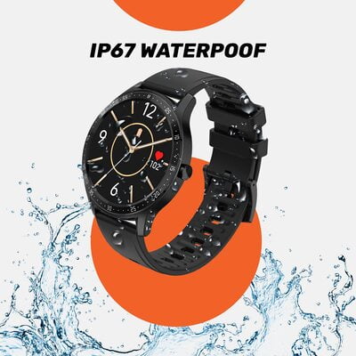 Fire-Boltt 360 SpO2 Full Touch Large Display Round Smart Watch with in-Built Games, 8 Days Battery Life, IP67 Water Resistant with Blood Oxygen and Heart Rate Monitoring BSW003