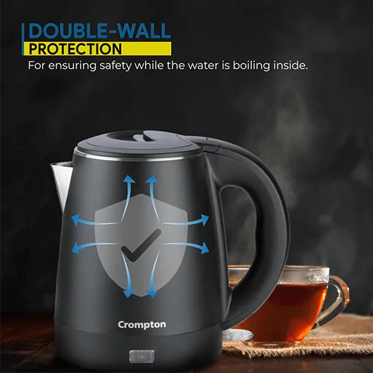 CROMPTON ACGEK-ACTIVHOT1, 1L COOL TOUCH ELEC KETTLE CROMPTON ACGEK-ACTIVHOT1, 1L COOL TOUCH ELEC KETTLE