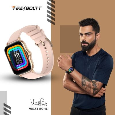 Fire-Boltt Beast SpO2 1.69” Industry’s Largest Display Size Full Touch Smart Watch with Blood Oxygen Monitoring, Heart Rate Monitor, Multiple Watch Faces & Long Battery Life