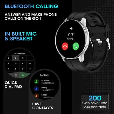 Fire-Boltt INVINCIBLE 1.39" AMOLED 454x454 Bluetooth Calling Smartwatch ALWAYS ON, 100 Sports Modes, 100 Inbuilt Watch Faces & 8GB, Play Music Without Phone on TWS, Spo2 & Heart Tracking Fire-Boltt INVINCIBLE 1.39" AMOLED 454x454 Bluetooth Calling Smartwatch ALWAYS ON, 100 Sports Modes, 100 Inbuilt Watch Faces & 8GB, Play Music Without Phone on TWS, Spo2 & Heart Tracking
