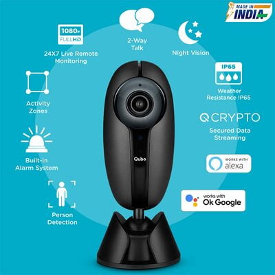 Qubo Smart Home Security Camera OC-HCM01WHN Qubo Smart Home Security Camera OC-HCM01WHN