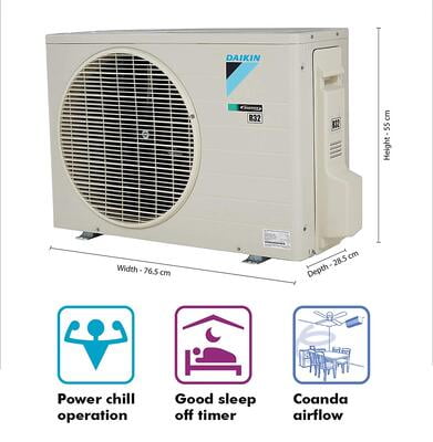 Daikin 1 Ton 5 Star Inverter Split AC (Copper FTKM35TV White) Daikin 1 Ton 5 Star Inverter Split AC (Copper FTKM35TV White)